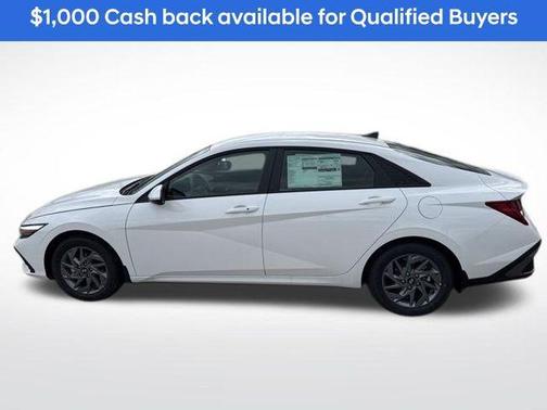 White 2026 Hyundai ELANTRA HEV Blue