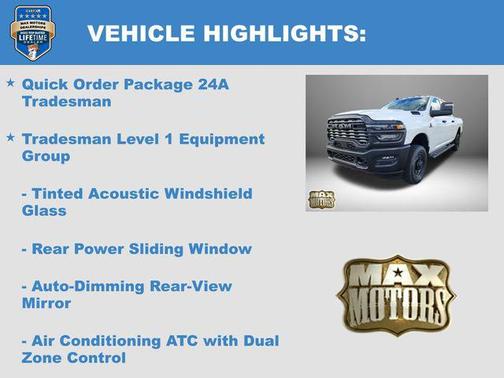 2026 RAM 2500 Tradesman Crew Cab 4x4 6'4' Box