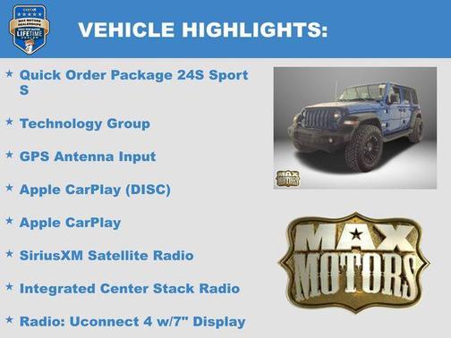 2020 Jeep Wrangler Unlimited Sport