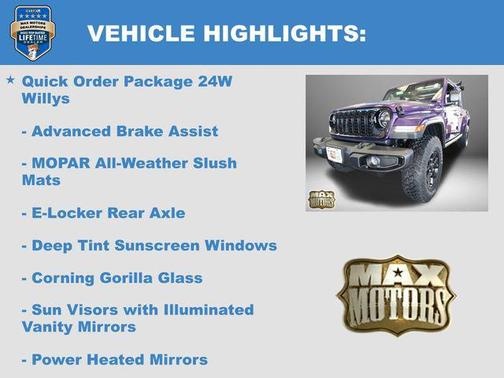 2026 Jeep Gladiator Willys 4x4