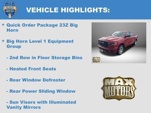 2026 RAM 1500 Big Horn/Lone Star