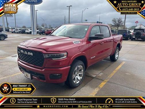 Molten Red Pearlcoat 2026 RAM 1500 Big Horn/Lone Star