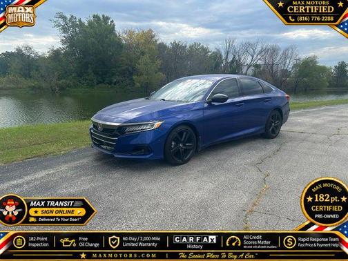 Still Night Pearl 2021 Honda Accord Sport 1.5T