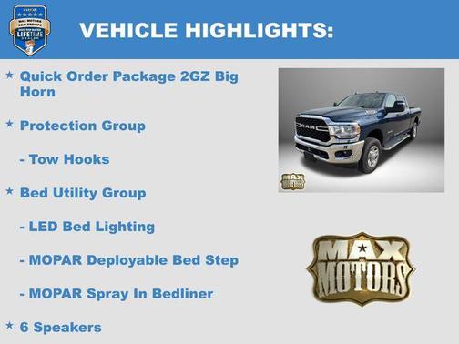 Patriot Blue Pearlcoat 2024 RAM 2500 Big Horn Crew Cab 4x4 6'4' Box