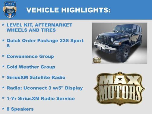 2019 Jeep Wrangler Unlimited Sport