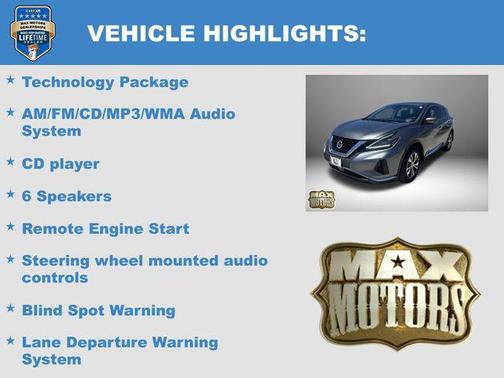 Gun Metallic 2020 Nissan Murano S FWD