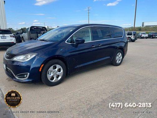 Jazz Blue Pearlcoat 2017 Chrysler Pacifica Hybrid Touring Plus