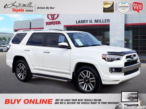 White 2019 Toyota 4Runner Limited