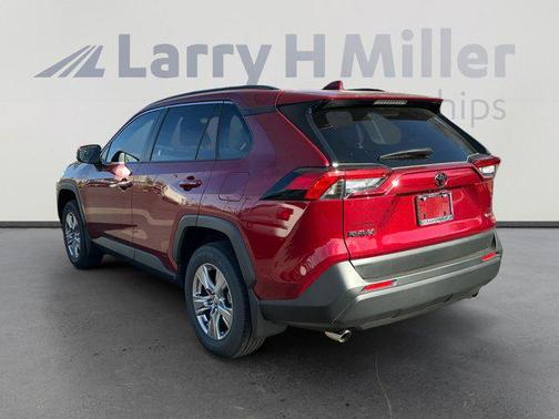 Ruby Flare Pearl 2025 Toyota RAV4 Hybrid LE