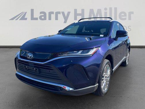 Blue 2021 Toyota Venza XLE