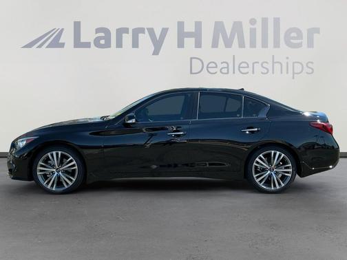 Black Obsidian 2023 INFINITI Q50 3.0t SENSORY
