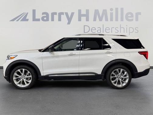 Oxford White 2021 Ford Explorer Platinum