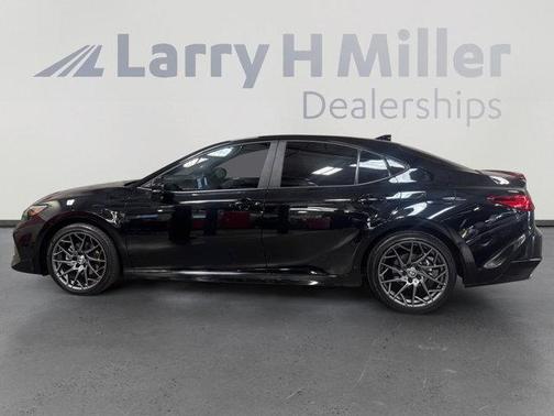 Midnight Black Metallic 2025 Toyota Camry XSE