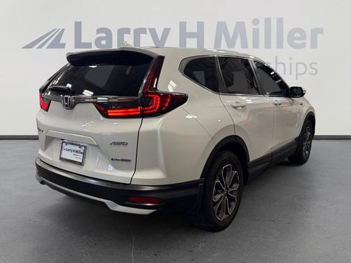 Platinum White 2022 Honda CR-V Hybrid EX-L