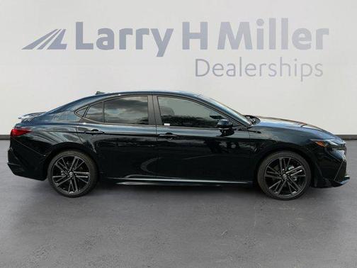 Midnight Black Metallic 2025 Toyota Camry XSE