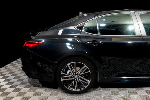Midnight Black Metallic 2025 Toyota Camry XSE