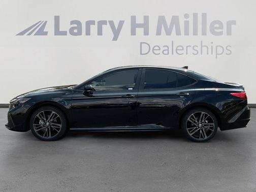 Midnight Black Metallic 2025 Toyota Camry XSE