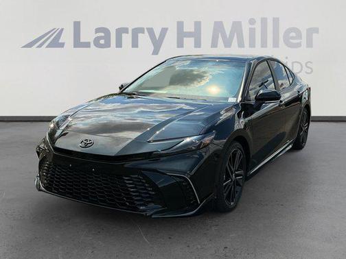 Midnight Black Metallic 2025 Toyota Camry XSE