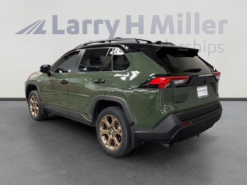 Army Green/Midnight Black Metallic 2024 Toyota RAV4 Hybrid Woodland