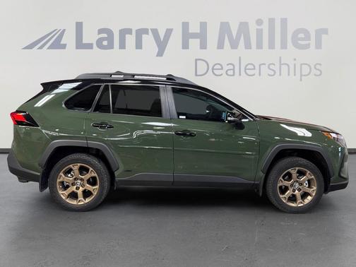 Army Green/Midnight Black Metallic 2024 Toyota RAV4 Hybrid Woodland
