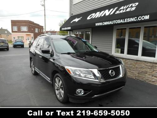 Magnetic Black 2015 Nissan Pathfinder Platinum