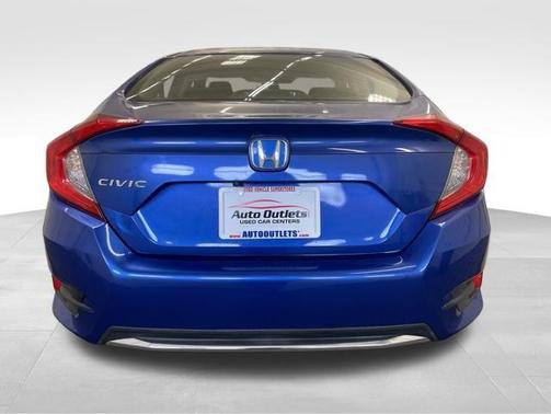 Aegean Blue Metallic 2019 Honda Civic LX