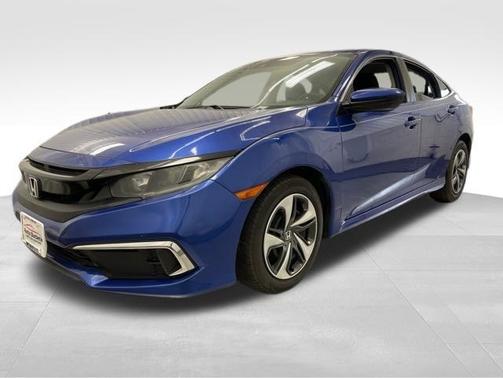 Aegean Blue Metallic 2019 Honda Civic LX