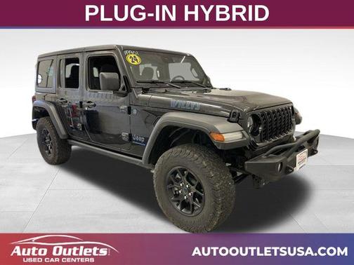 Black Clearcoat 2024 Jeep Wrangler 4xe Sport