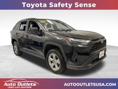 Midnight Black Metallic 2024 Toyota RAV4 Hybrid LE