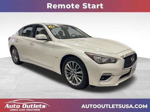 Majestic White 2018 INFINITI Q50 3.0t LUXE