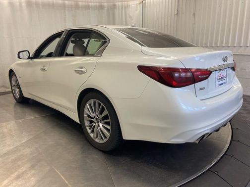 Majestic White 2018 INFINITI Q50 3.0t LUXE