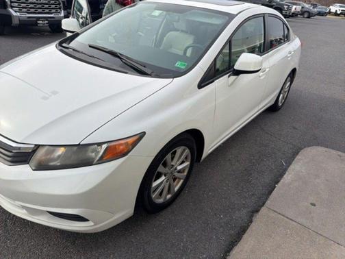 Taffeta White 2012 Honda Civic EX