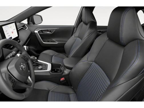 Silver Sky Metallic/Midnight Black Metallic 2025 Toyota RAV4 Hybrid SE