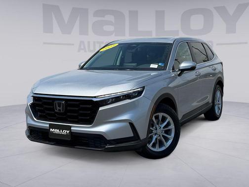 Solar Silver Metallic 2025 Honda CR-V EX AWD