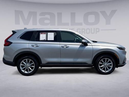 Solar Silver Metallic 2025 Honda CR-V EX AWD
