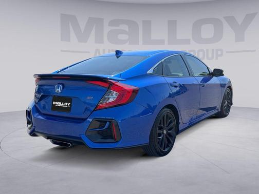 Aegean Blue Metallic 2020 Honda Civic Si Base