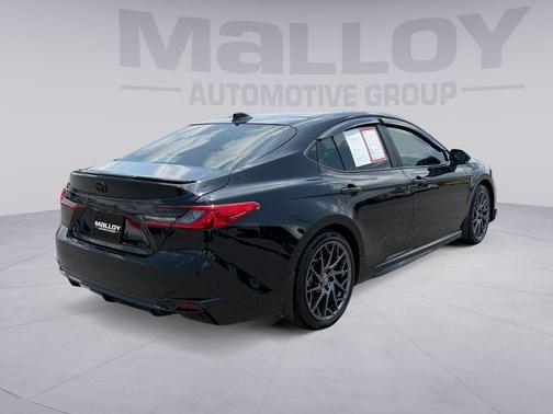 Midnight Black Metallic 2025 Toyota Camry XSE