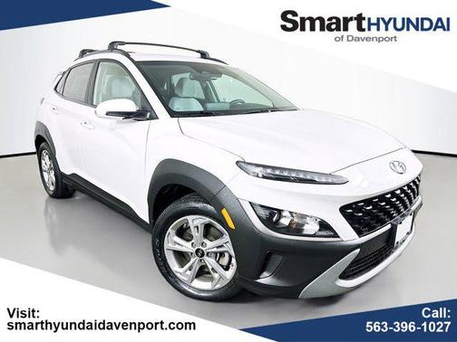 Lunar White 2023 Hyundai KONA SEL