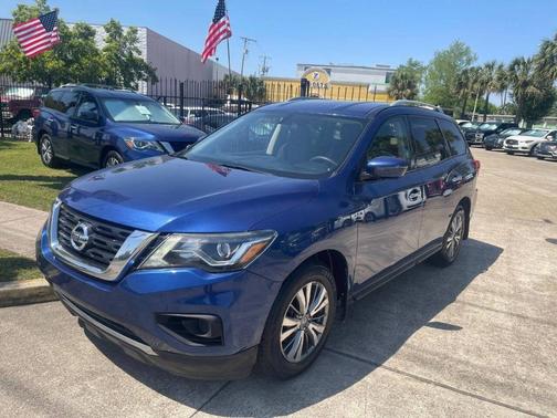 Caspian Blue 2019 Nissan Pathfinder S