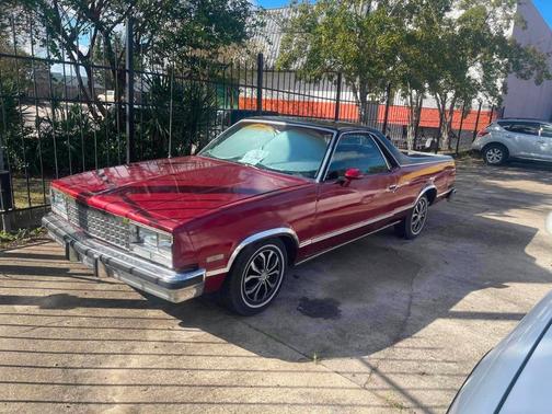 Burgundy 1983 Chevrolet El Camino SS