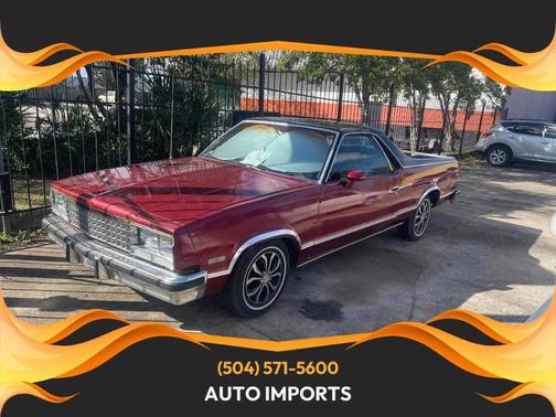 Burgundy 1983 Chevrolet El Camino SS