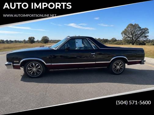 Black 1983 Chevrolet El Camino SS