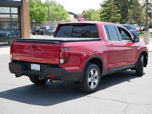 Red 2025 Honda Ridgeline RTL