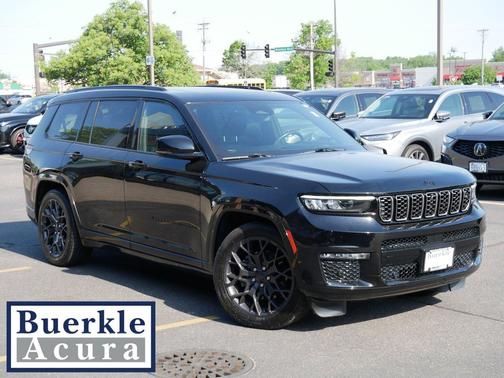 Diamond Black Crystal Pearlcoat 2023 Jeep Grand Cherokee L Summit Reserve