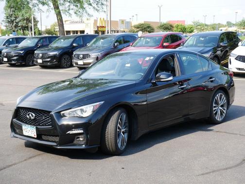 Black Obsidian 2023 INFINITI Q50 3.0t SENSORY