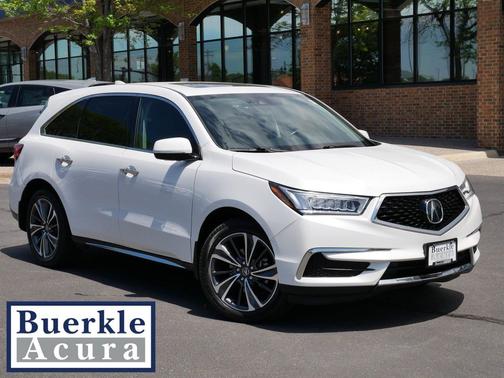Platinum White Pearl 2020 Acura MDX 3.5L w/Technology Package
