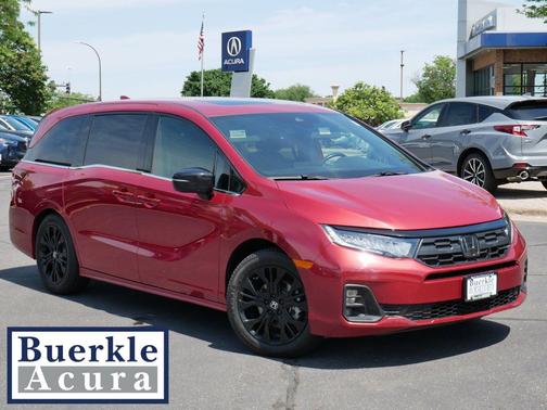 Radiant Red Metallic II 2025 Honda Odyssey Sport-L