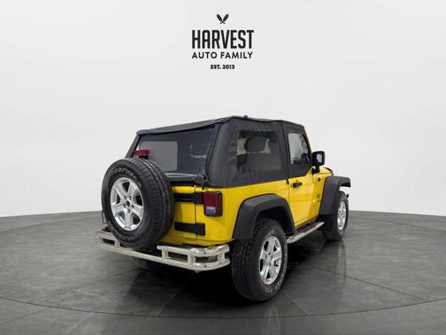 Yellow 2009 Jeep Wrangler Sport