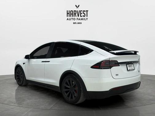 Pearl White Multi-Coat 2024 Tesla Model X Plaid Tri Motor All-Wheel Drive