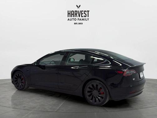 Solid Black 2023 Tesla Model 3 Performance